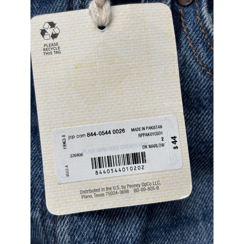 A.n.a Shorts Womens 2 Blue Highest-Rise 90 Denim Bermuda Raw Hem 9 Inseam NWT